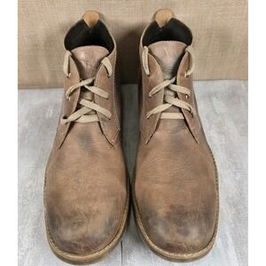 Bed Stu Draco Toast Zone Distressed Leather Lace Up Chukka Boots Men's Size 12